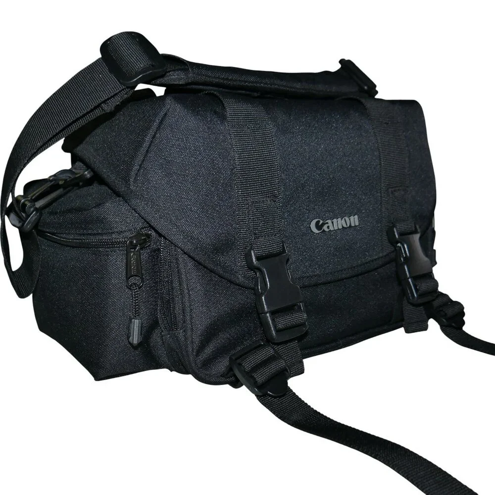 Canon Digital Gadget Bag DSLR EOS Rebel Travel Carry Case With Shoulder Strap